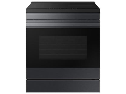 Samsung NSI6DG9500MT Bespoke 6.3 cu. ft. Smart Slide-In Induction Range with Ambient Edge Lighting™ & Air Sous Vide in Matte Black Steel