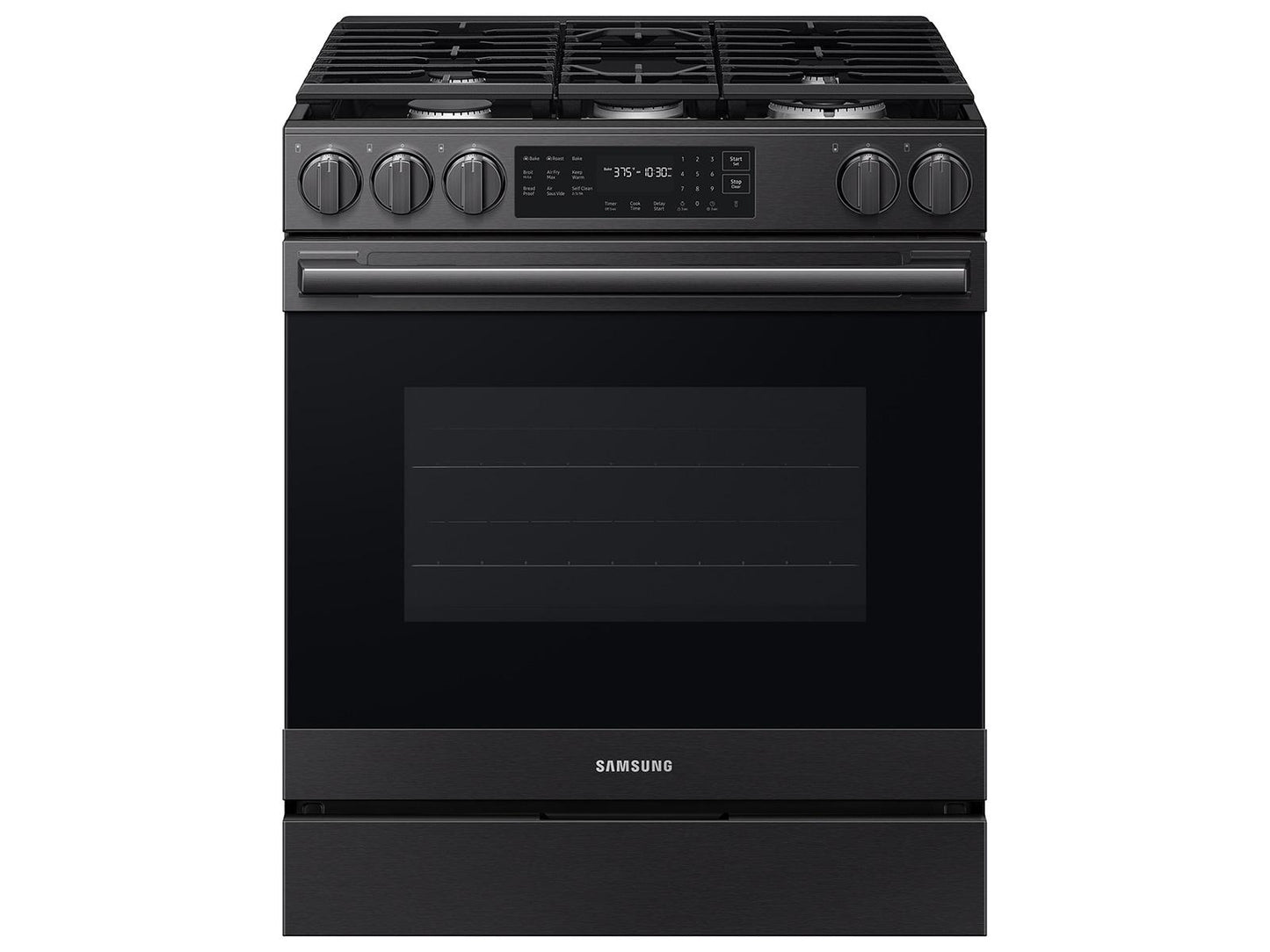 Samsung NSG80H60SE Bespoke Smart Slide-in Gas Range Pro Style Design  Air Fry Max  True Convection