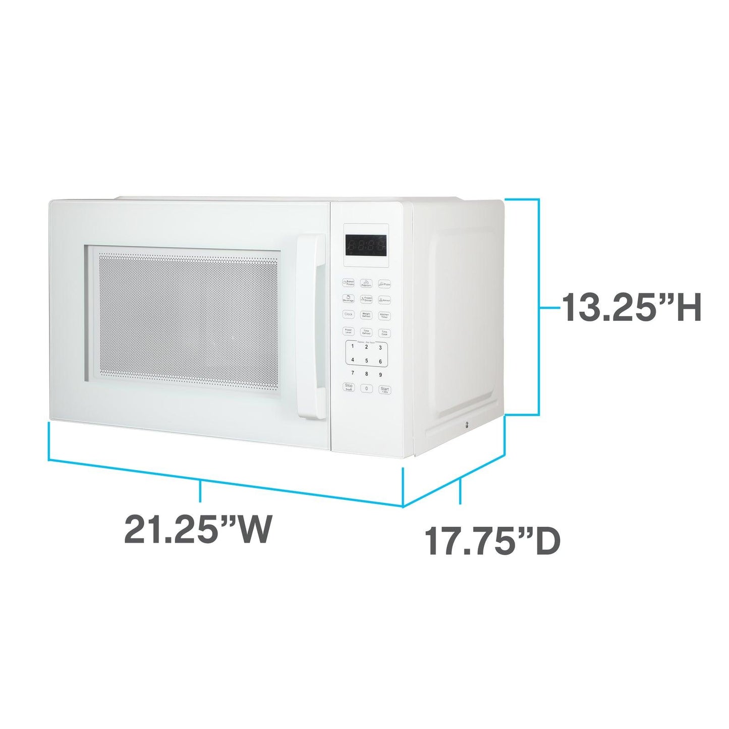 MT150V3S Avanti 1.5 cu. ft. Microwave Oven - Stainless Steel
