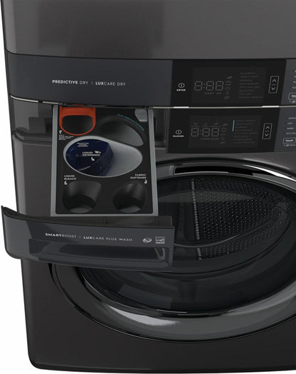 Electrolux ELTE7600AT Laundry Tower Single Unit Front Load 4.5 Cu. Ft. Washer & 8 Cu. Ft. Electric Dryer