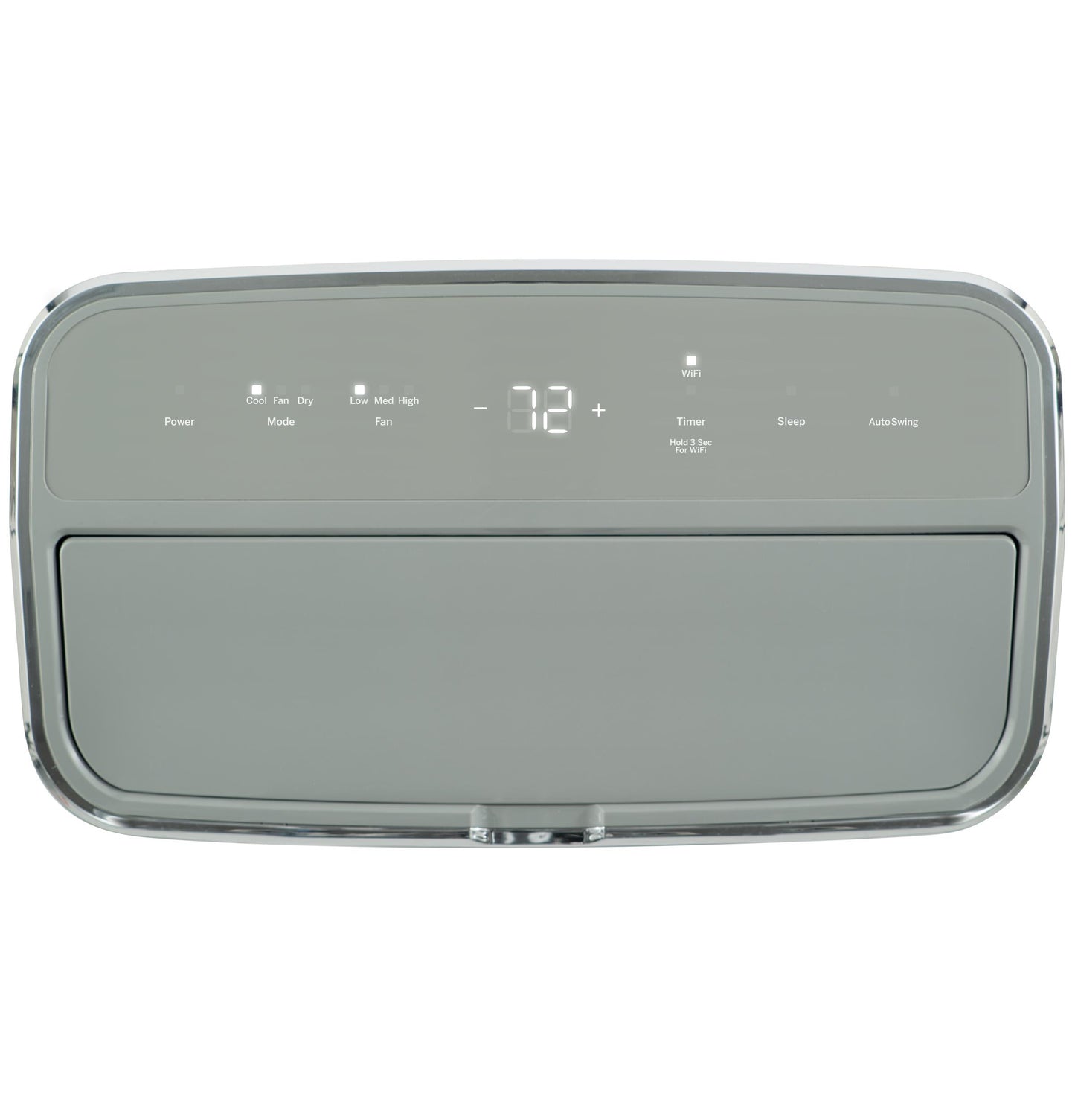 APWD10JASG GE® 10,500 BTU Smart Portable Air Conditioner with Dehumidifier and Remote, Grey