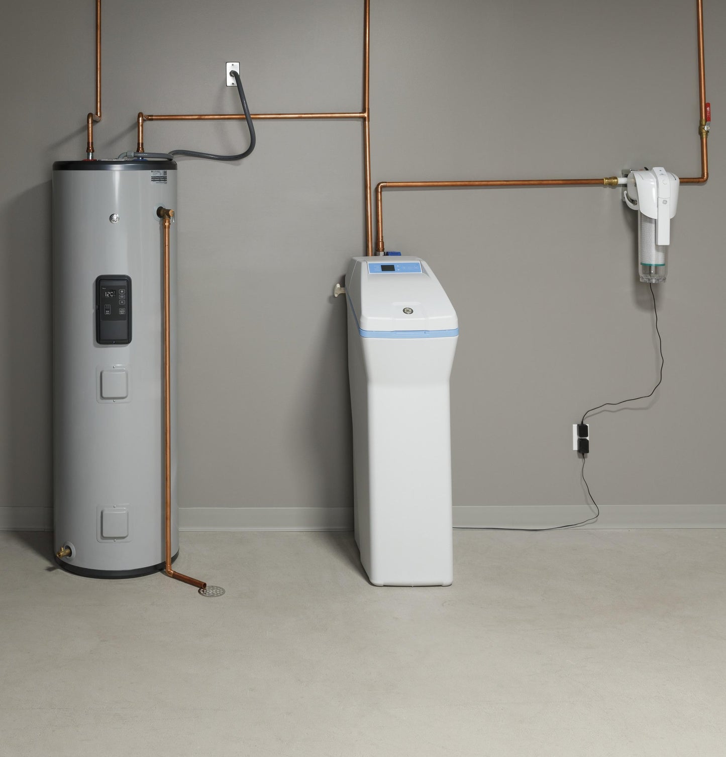 GE40T10BLM GE® Smart 40 Gallon Tall Electric Water Heater