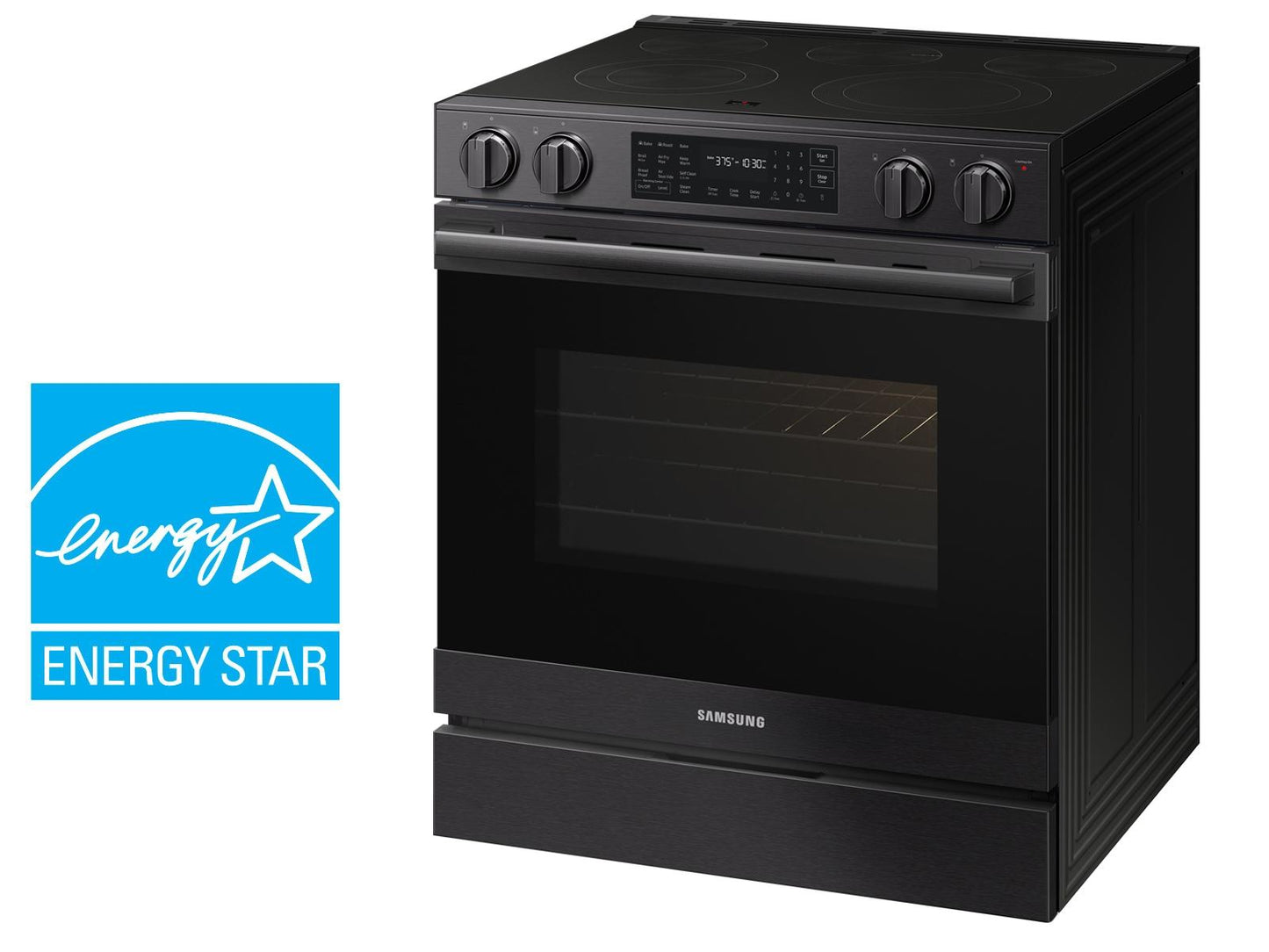 Samsung NSE80H63SE Bespoke Smart Slide-in Electric Range Pro Style Design  Air Fry Max  True Convection