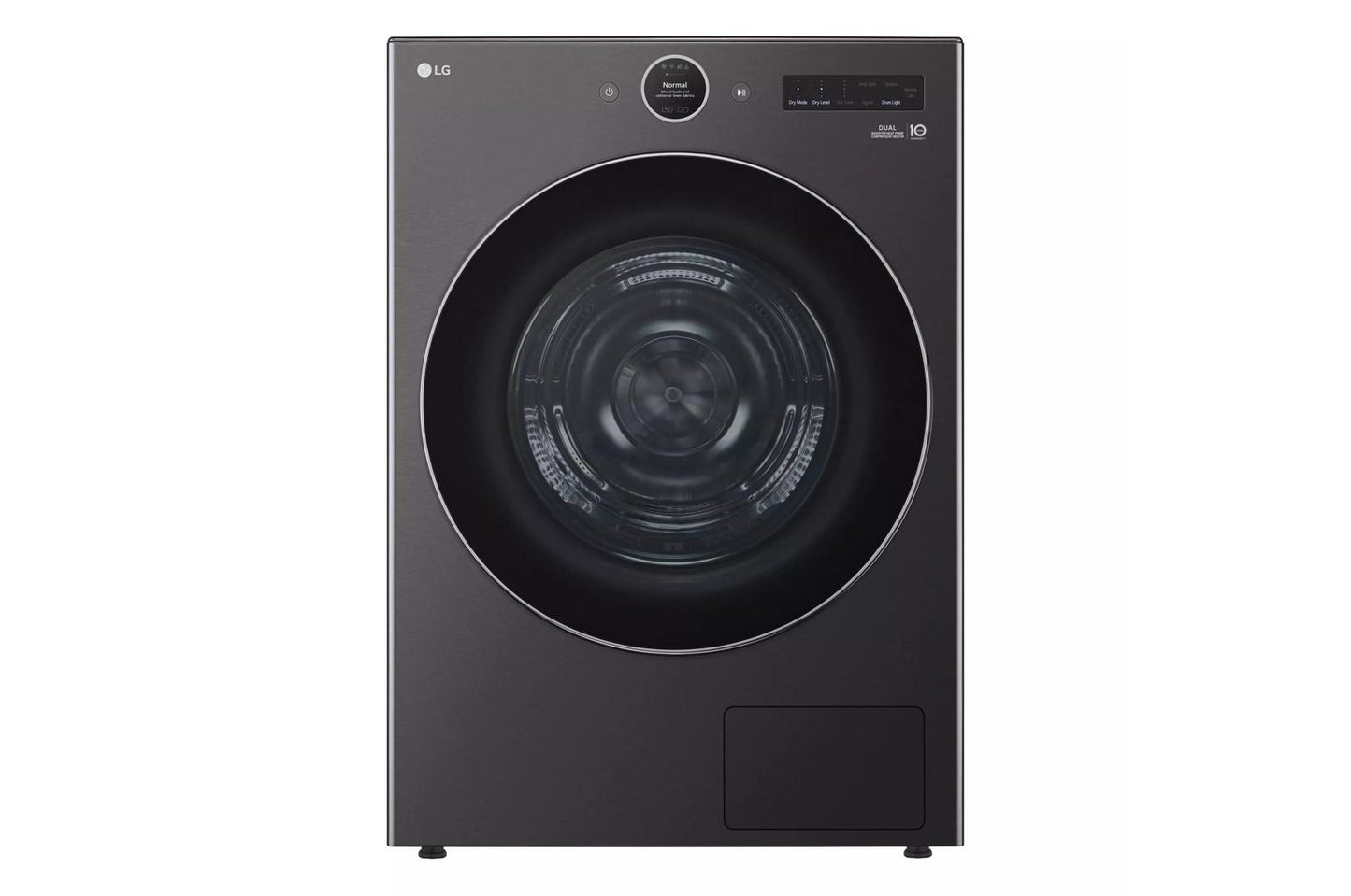 Lg DLHC5502B 7.8 cu. ft. Mega Capacity Smart Front Load Dryer with Dual Inverter HeatPump™ Technology and Inverter Direct Drive Motor System