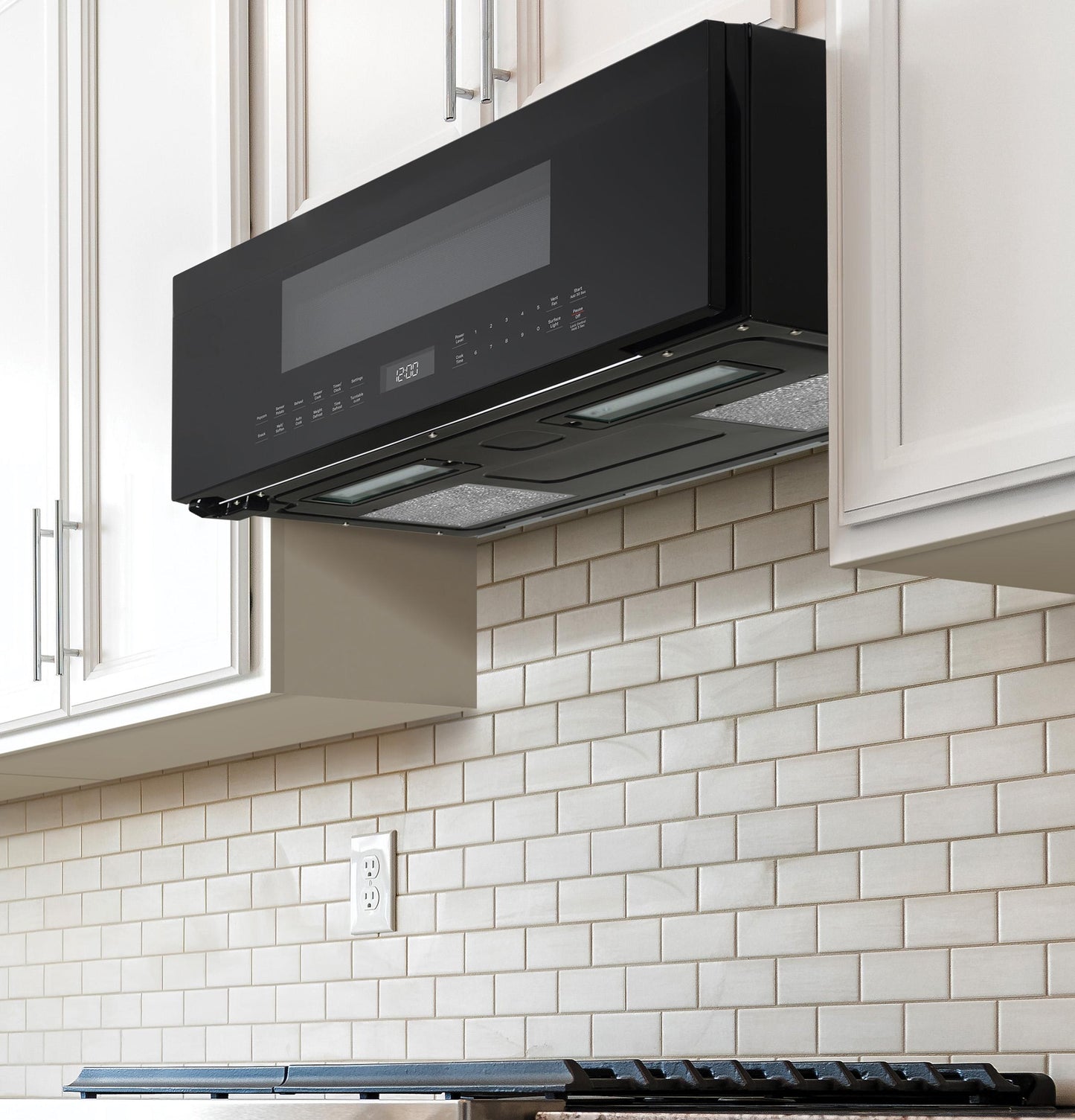 Ge Appliances UVM9125DYBB 1.2 Cu. Ft. Over-the-Range Low Profile Sensor Microwave Oven