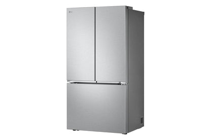 Lg LF25Z6211S 25 cu. ft. Counter-Depth MAX™ with Zero Clearance™ 3-Door French Door Refrigerator with Thin Door Design