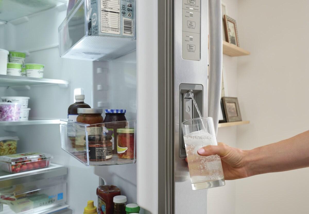 Frigidaire GRSN2620AF 26 Cu. Ft. 36" Standard Depth Side by Side Refrigerator