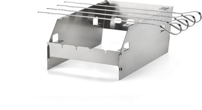 Napoleon Bbq 71301 Side Burner Windshield - Large with Skewer Rack