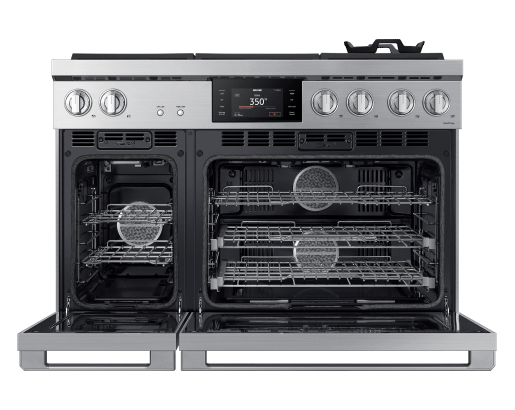 Dacor 48" Dual-Fuel Steam Range, Silver Stainless, Natural Gas/Liquid Propane