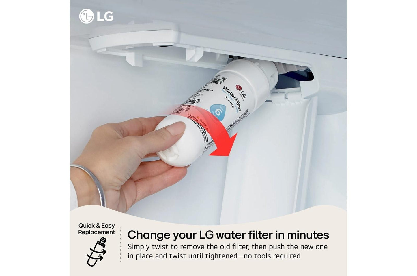 LT800P LG LT800P - 6 Month / 200 Gallon Capacity Replacement Refrigerator Water Filter