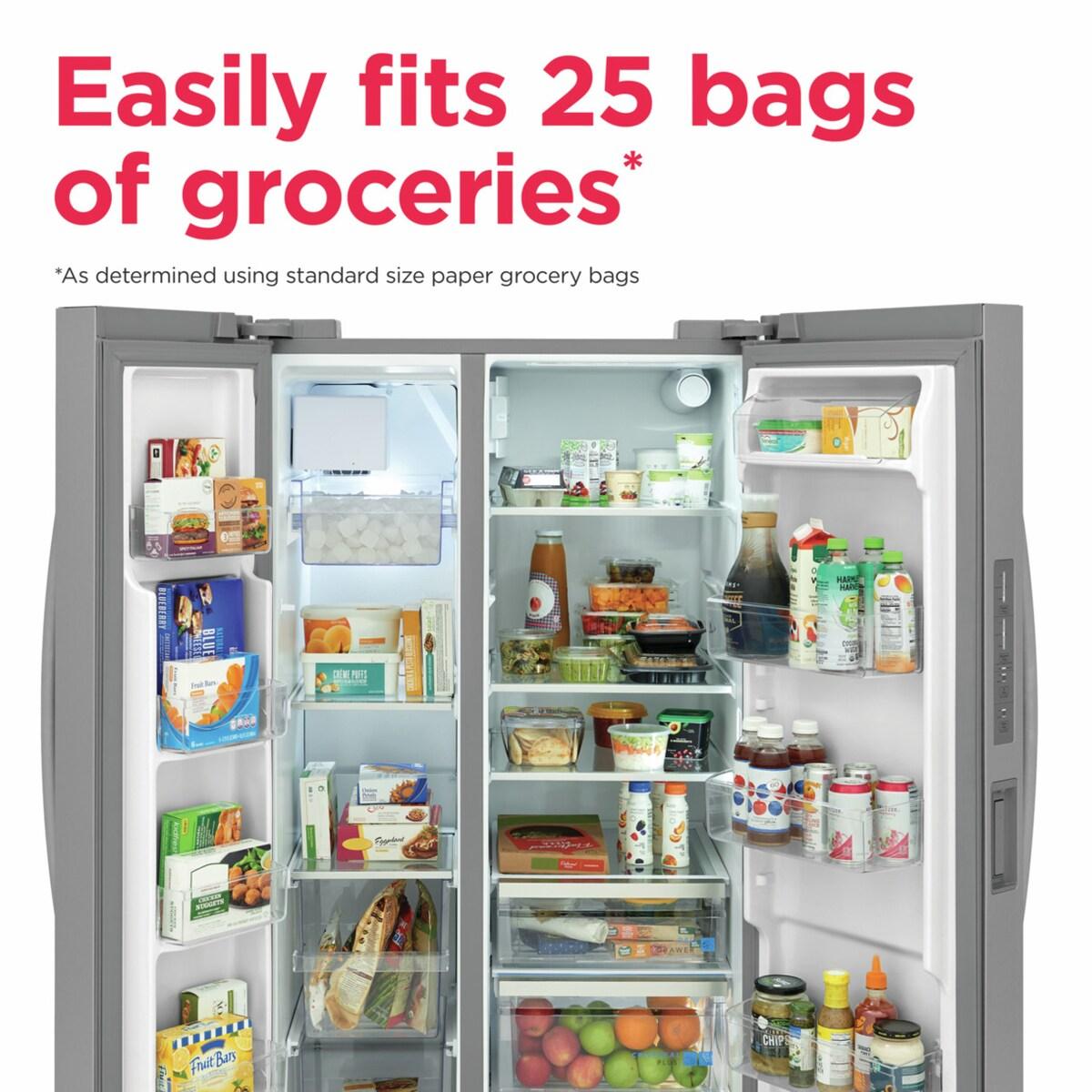 Frigidaire GRSN2620AF 26 Cu. Ft. 36" Standard Depth Side by Side Refrigerator
