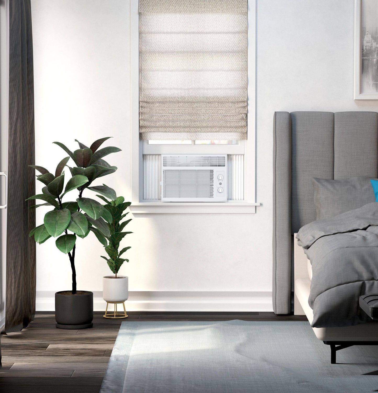 AWAS05BWA GE® 5,000 BTU Mechanical Window Air Conditioner for Small Rooms up to 150 sq ft.