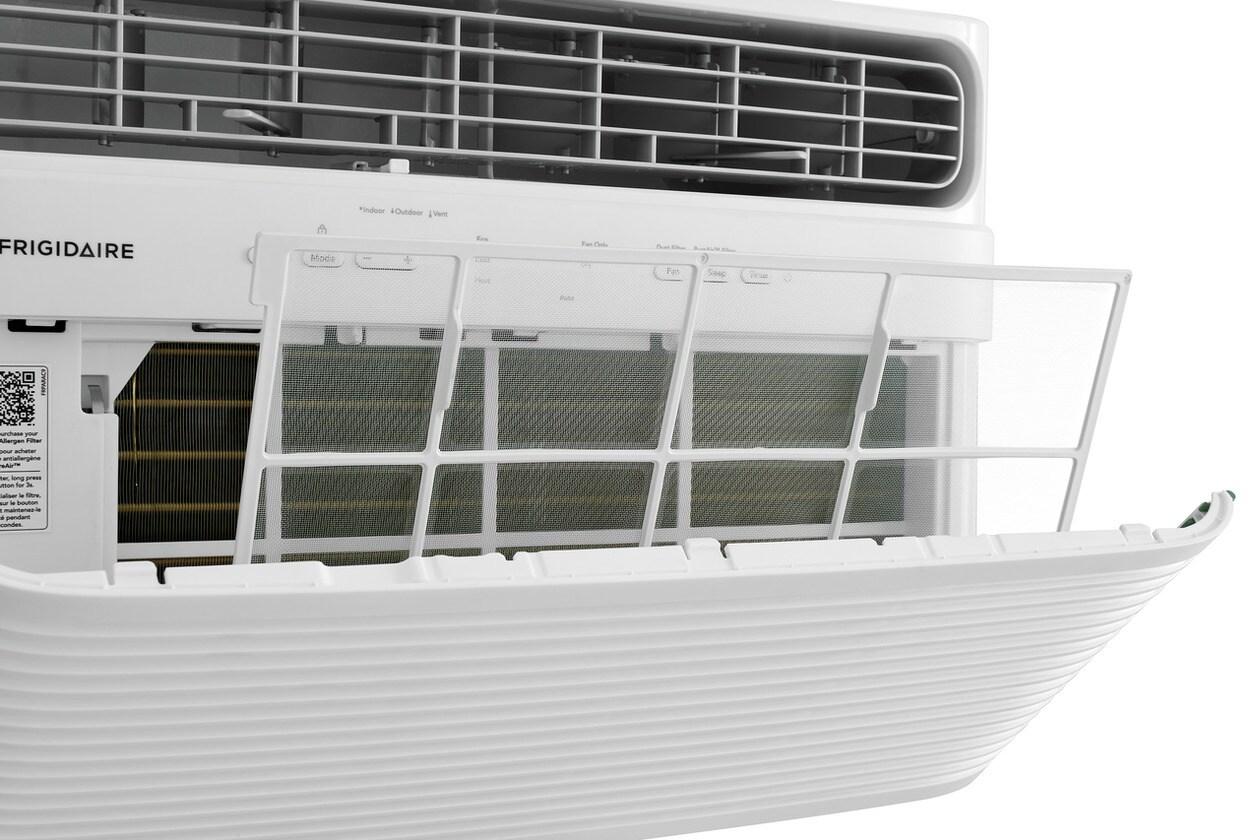 Frigidaire FHWH124WB2 12,000 BTU Window Room Air Conditioner with Supplemental Heat