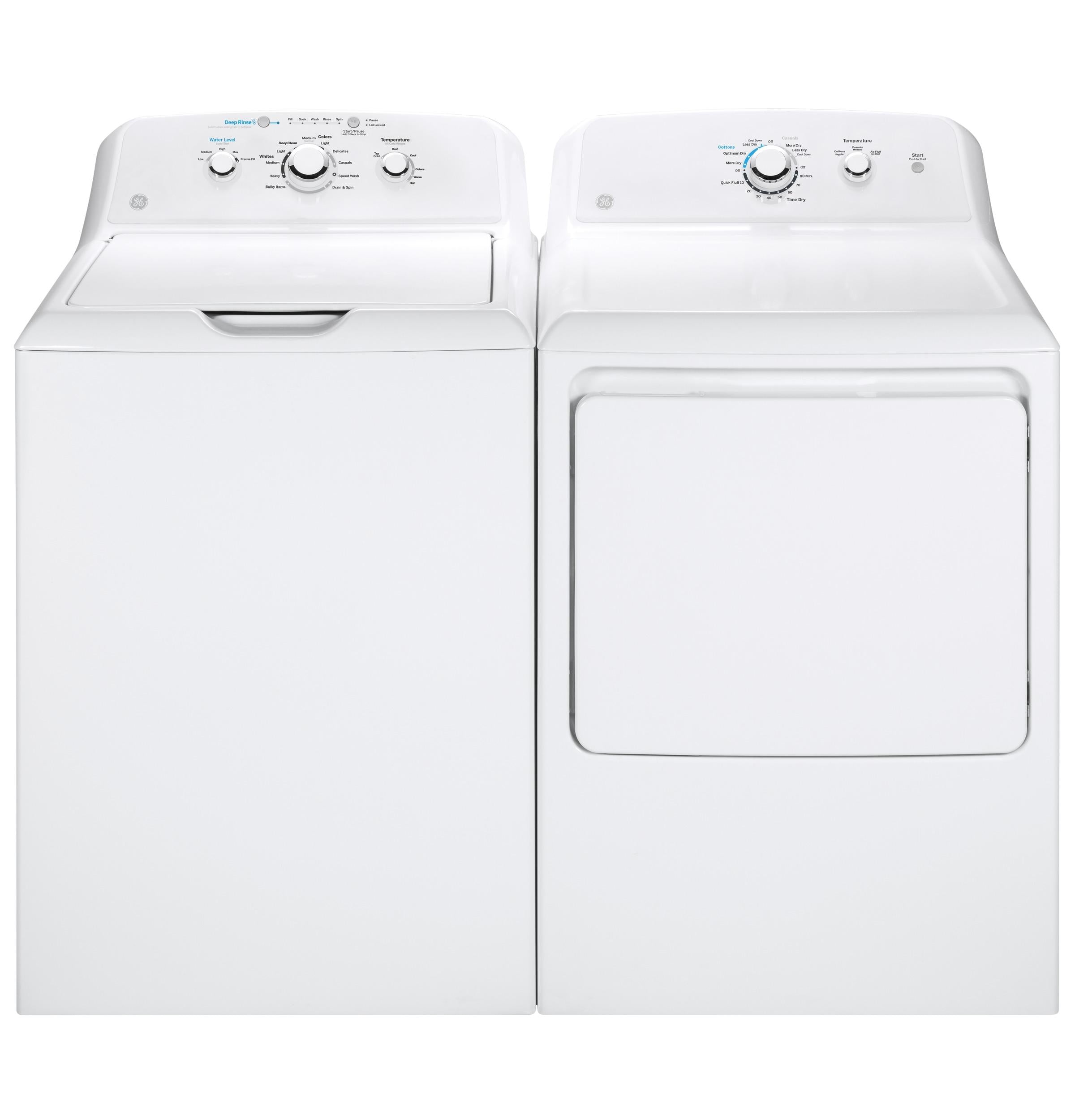 GTW325ASWWW GE® 4.0 cu. ft. Capacity Washer with Stainless Steel Basket and Water Level Control&#x200B;