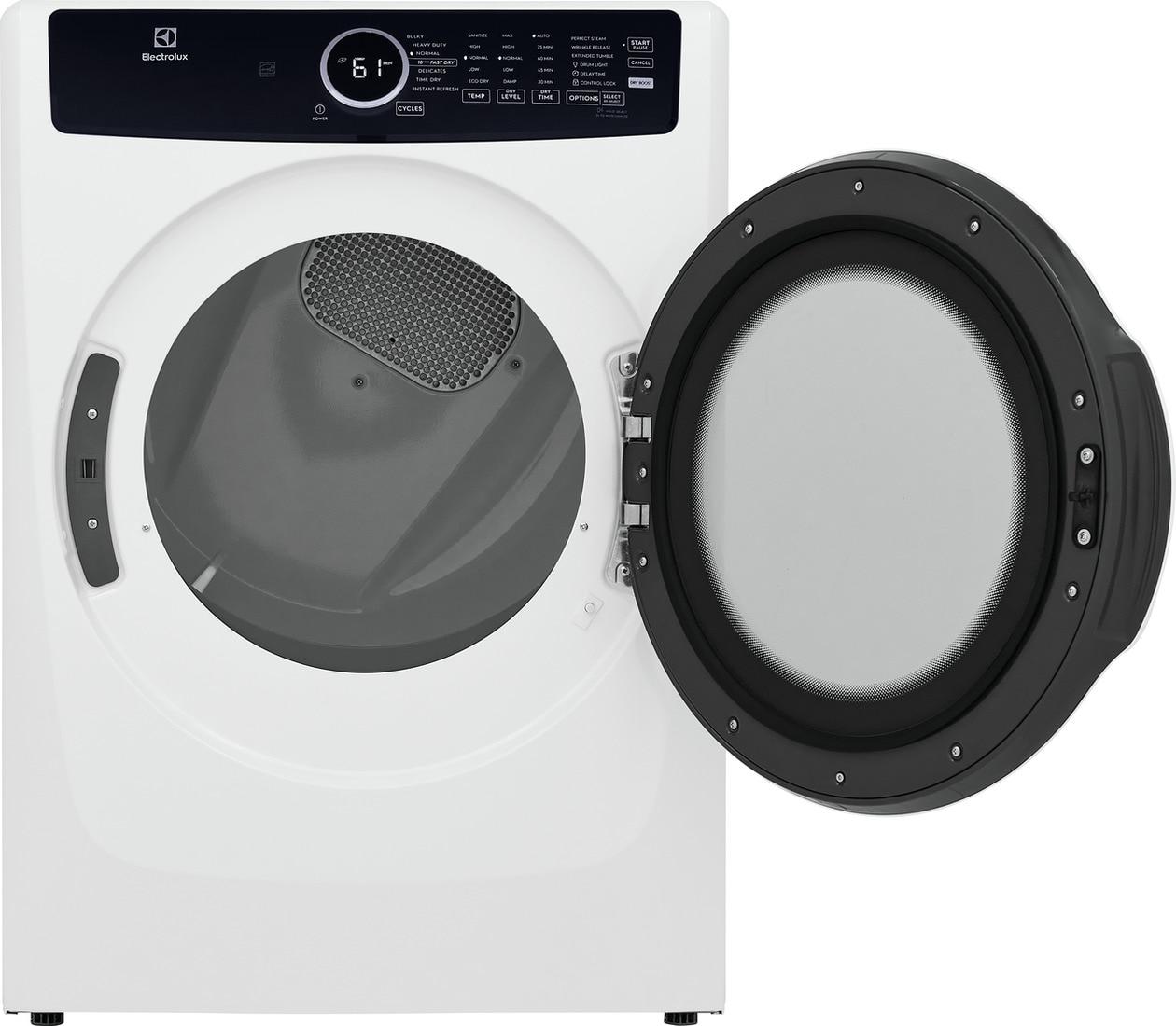 ELFE7437AW Electrolux Front Load Perfect Steam™ Electric Dryer with Instant Refresh - 8.0 Cu. Ft.