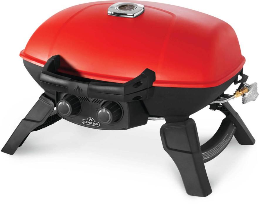 Napoleon Bbq TQ285RD1A TravelQ 285 with Griddle , Propane, Red