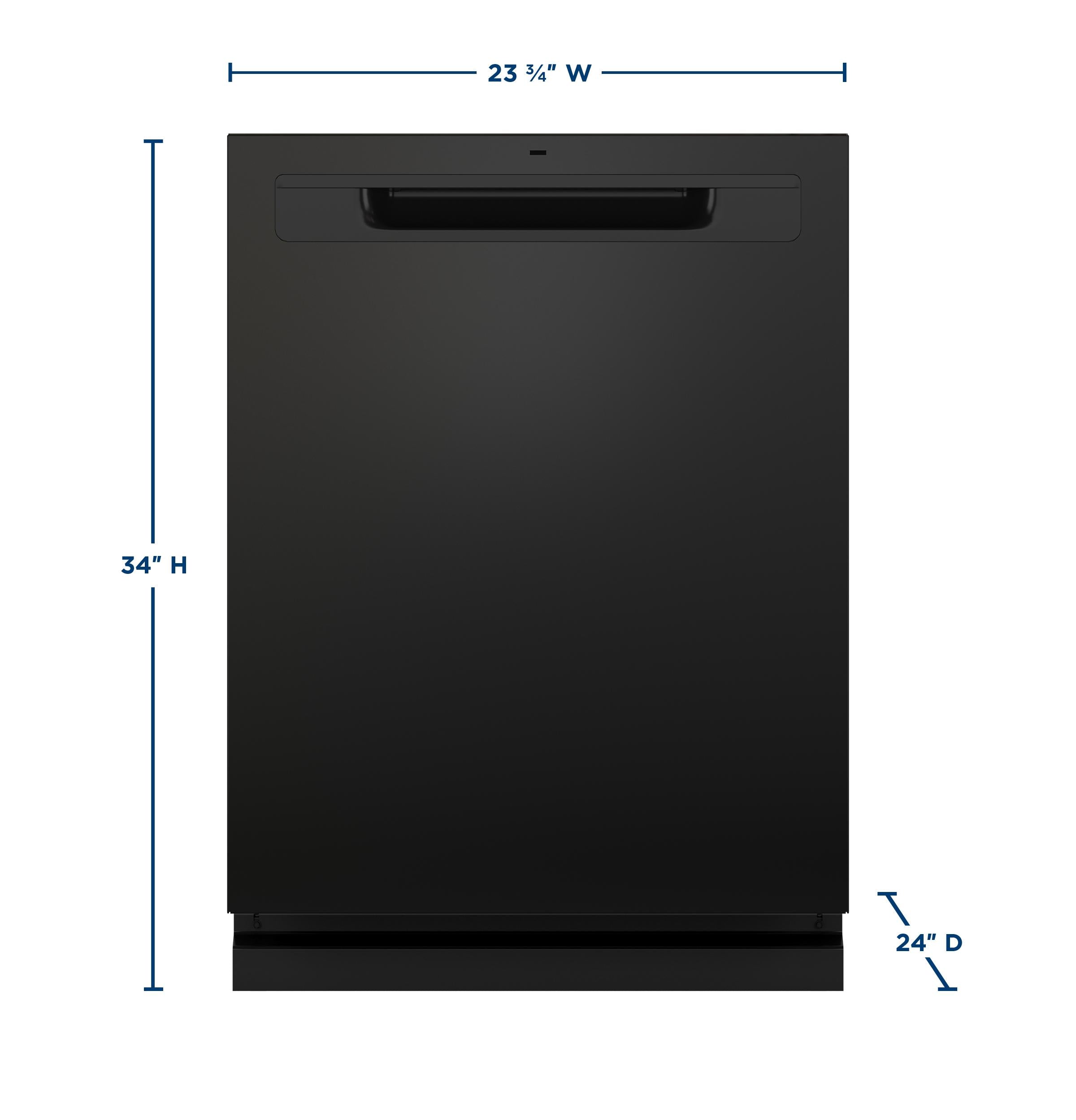 GE® ENERGY STAR® Top Control with Stainless Steel Interior Dishwasher with Sanitize Cycle