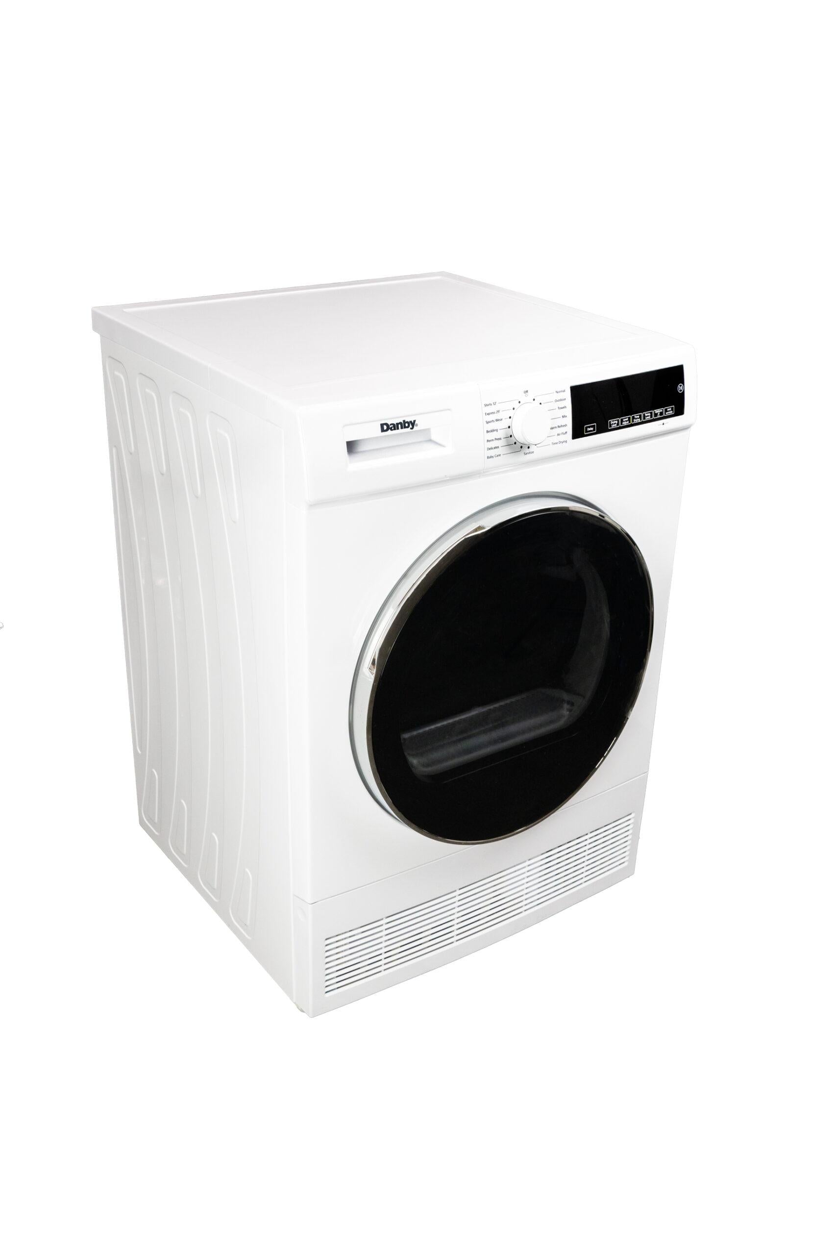 DDY040D4WDB Danby 24-inch, 4.0 cu ft. Stackable Compact Condensing Sensor Dryer in White