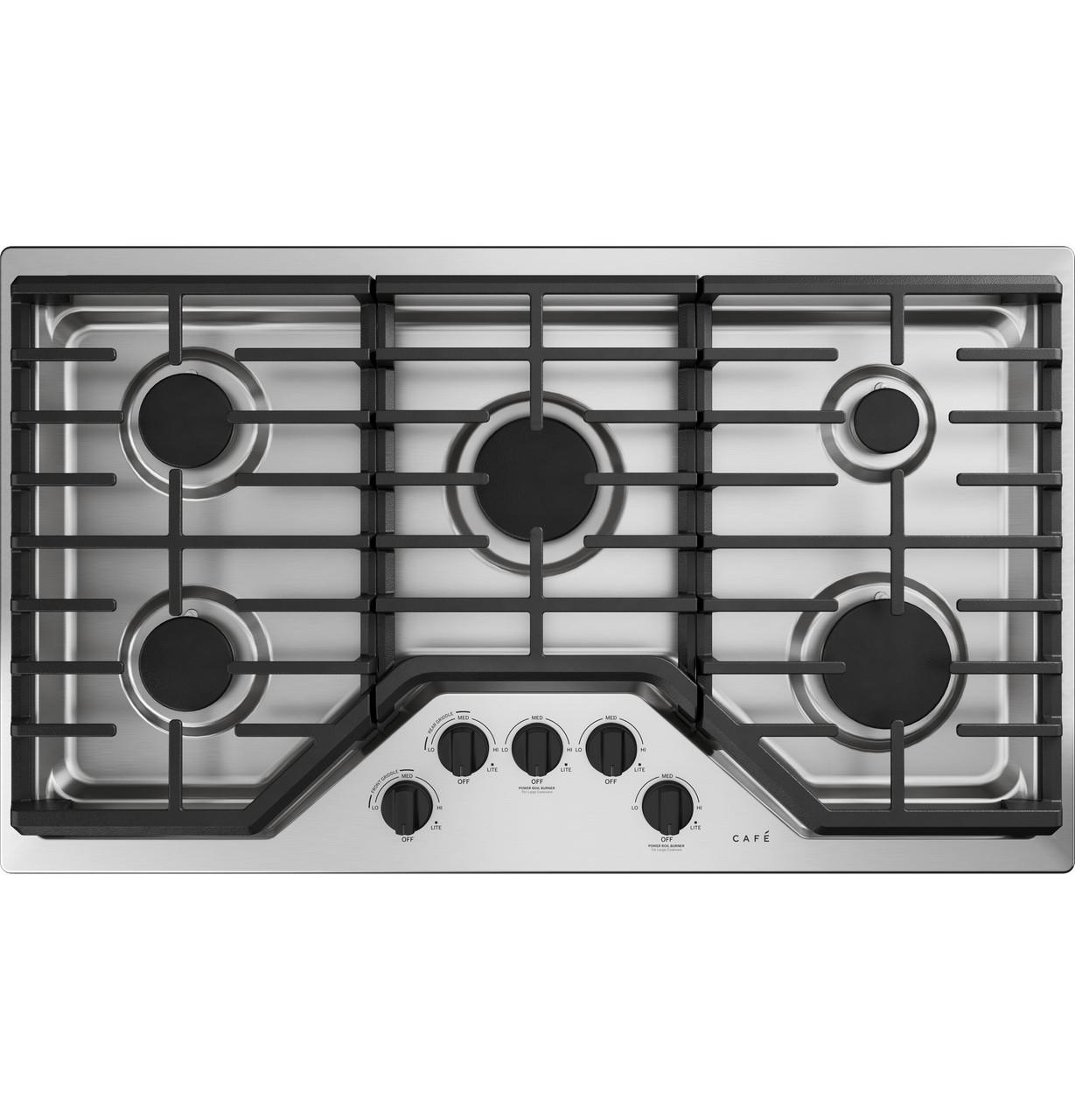 Cafe Caf(eback)™ 5 Gas Cooktop Knobs - Flat Black