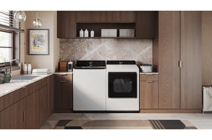 Lg DLGX8601WE 7.3 cu. ft. Ultra Large High Efficiency Gas TurboSteam™ LG EasyLoad™ Door, Wi-Fi Connectivity, White