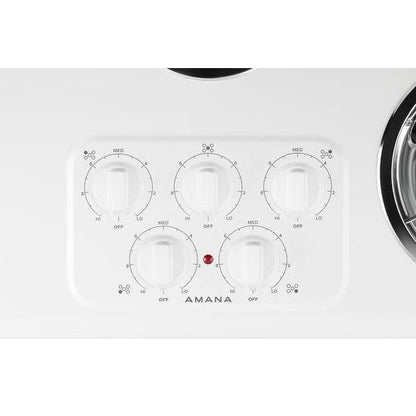 36-inch Electric Cooktop with 5 Elements - white