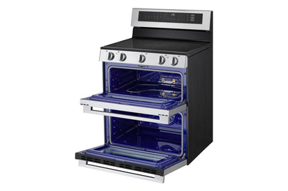 Lg LDEL7324YE 7.3 cu. ft. Smart Electric Double Oven Freestanding Range with ProBake Convection®, Air Fry & Air Sous Vide