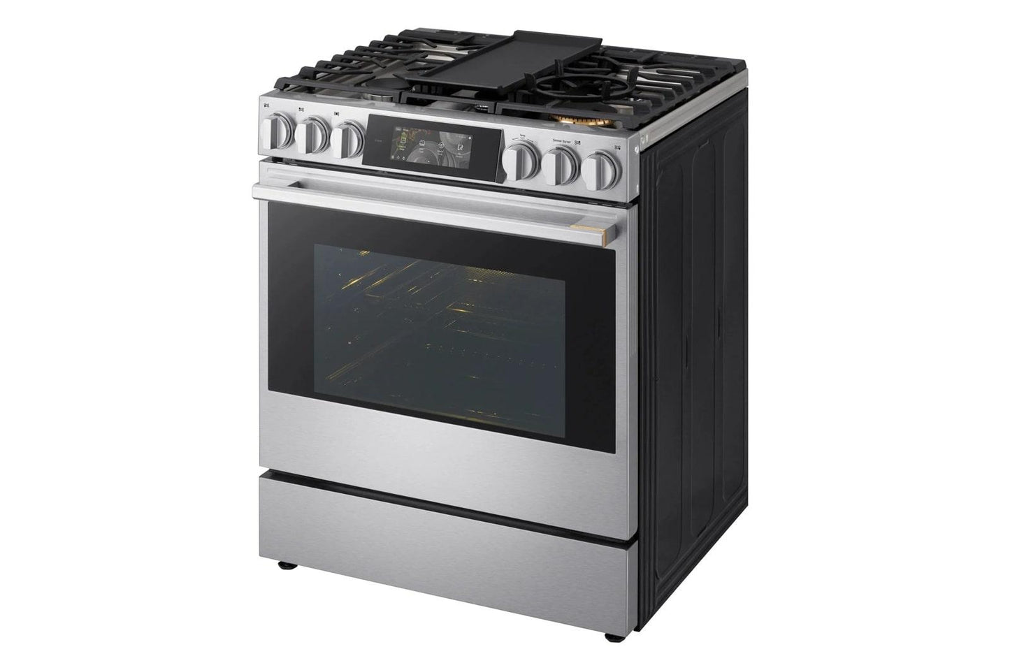 LSGU6339X LG SIGNATURE 6.3 cu. ft. Smart Gas Slide-In Range with Dynamic ProBake Convection®, Air Fry, Air Sous Vide, Pizza mode and AI Gourmet Camera