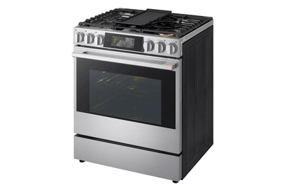 LSGU6339X LG SIGNATURE 6.3 cu. ft. Smart Gas Slide-In Range with Dynamic ProBake Convection®, Air Fry, Air Sous Vide, Pizza mode and AI Gourmet Camera