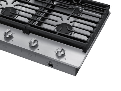 Samsung NA30R5310FS Gas Cooktop Cast Iron Grates  17K BTU Power Burner  30" Width