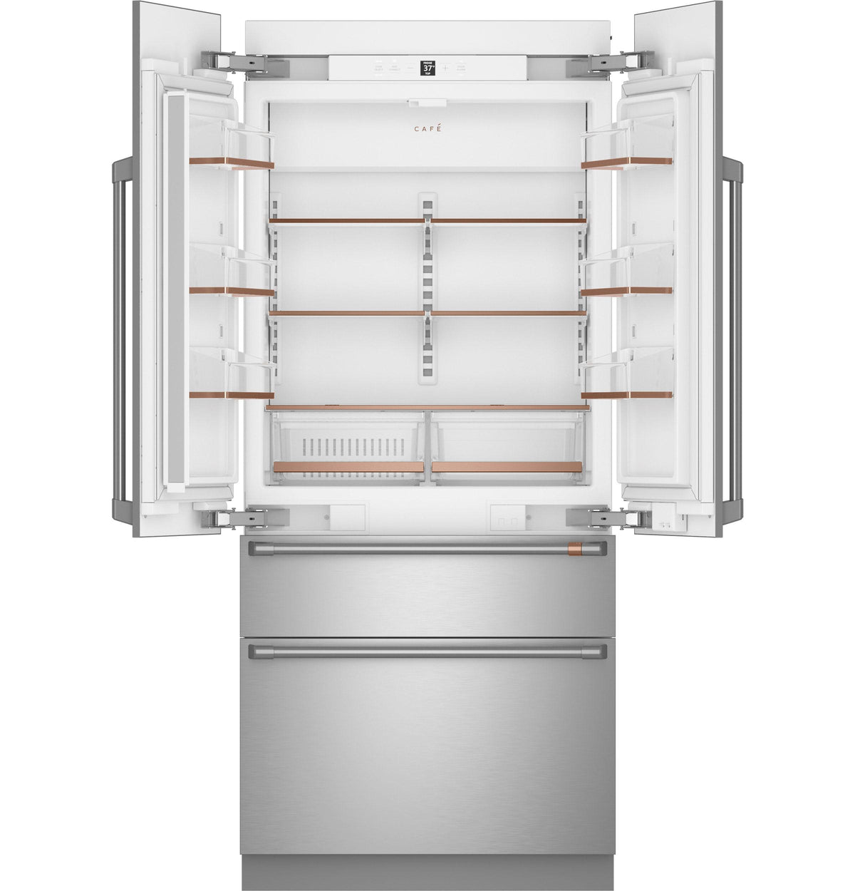 CIP36NK6ZII CAFE™ 36" Panel-Ready Integrated French-Door Refrigerator