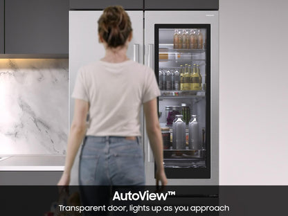 Samsung RF80H30CERAA Bespoke AI 3-Door French Door AutoView™  Zero Clearance Fit  29 cu. ft.