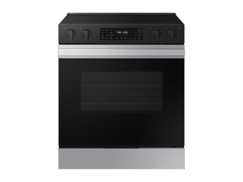 Samsung NSE6DG8300SR Bespoke 6.3 cu. ft. Smart Slide-In Electric Range with Air Fry & Precision Knobs in Stainless Steel