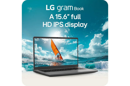 15U50TGARS1U1 LG gram Book 15.6 Inch, Thin and Lightweight Laptop, Windows 11 Home, Intel® Core™ i5-1334U, 8GB RAM, 256GB SSD, Titan Silver