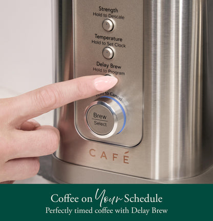 Cafe C7DGB11ZS1 CAF(EBACK)™ Specialty Drip Coffee Maker with Glass Carafe