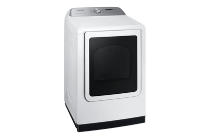 Samsung DVE55CG7100W Top Load Electric Dryer Steam Sanitize+  Sensor Dry  7.4 cu.ft.