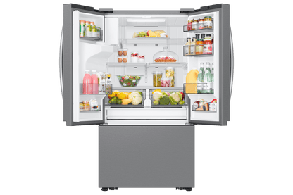Samsung RF32CG5B30SR Bespoke AI 3-Door French Door Mega Capacity  External Water & Ice Dispenser  31 cu.ft.
