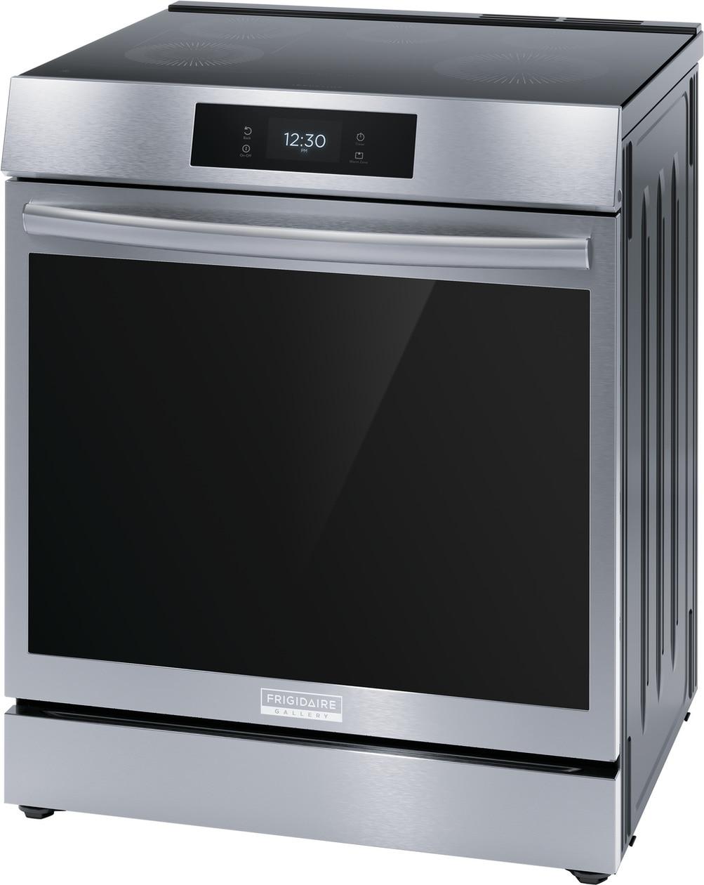 GCFI3060BF Frigidaire Gallery 30" Front Control Induction Range with Total Convection