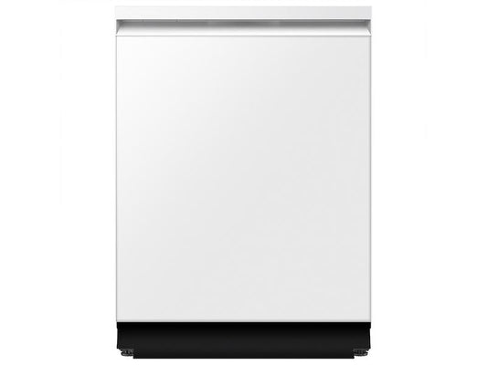 Samsung DW90F89T0U12 38 dBA Bespoke Smart Dishwasher with 3rd Rack Washing System in White Glass