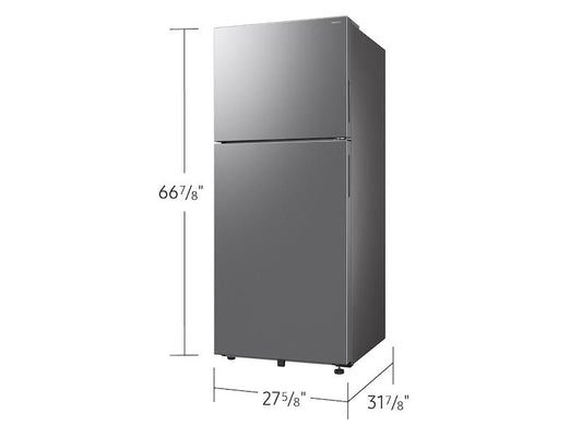 Samsung RT70F18LASR 18 cu. ft. Top Freezer Refrigerator with Ice Maker in Stainless Steel