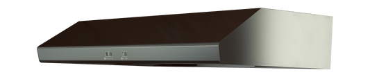 Zephyr AK6500BBS Cyclone, UC, 30", Blk SS, 600 CFM