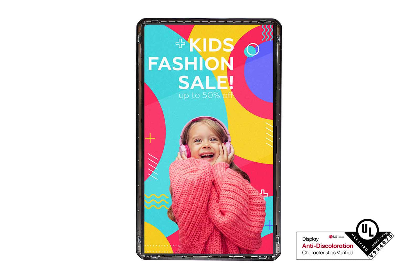 Lg 86XF3SKB 86'' UHD Open Frame Outdoor Signage with Anti-Discoloration Technology