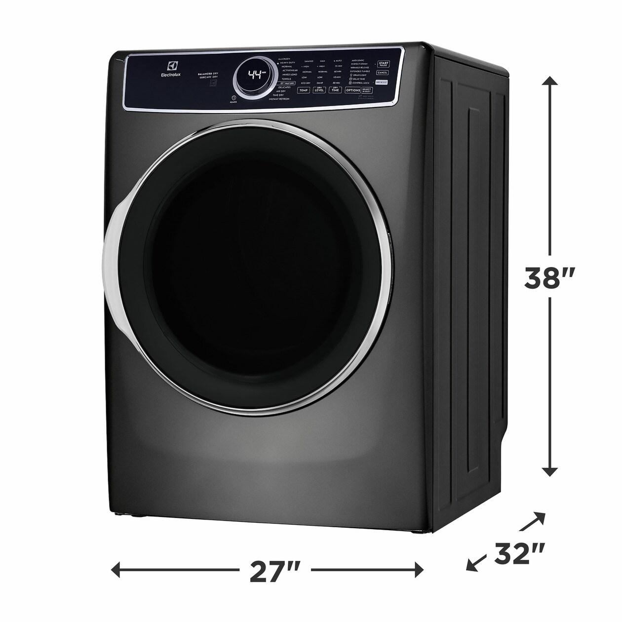 ELFE7637AT Electrolux Front Load Perfect Steam™ Electric Dryer with Balanced Dry™ and Instant Refresh - 8.0 Cu. Ft.