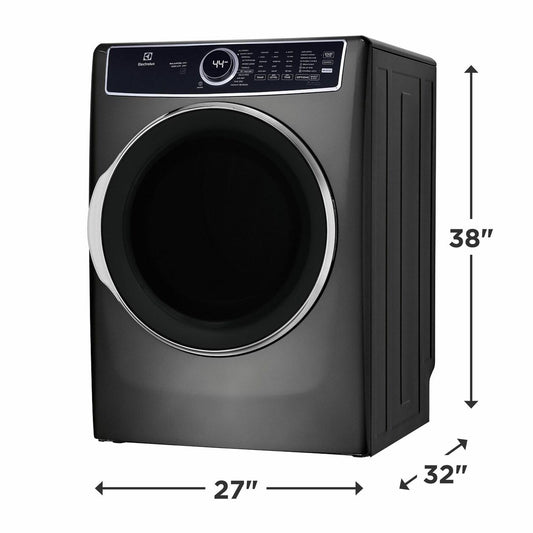Electrolux ELFE7637AT Front Load Perfect Steam™ Electric Dryer with Balanced Dry™ and Instant Refresh - 8.0 Cu. Ft.