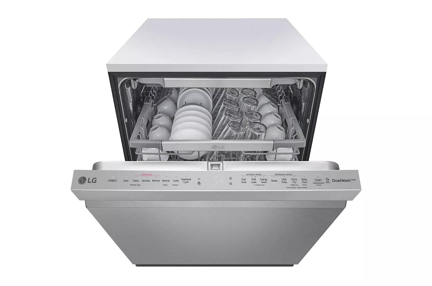 Lg LDP6810SS Top Control Smart Wi-Fi Enabled Dishwasher with QuadWash™ and TrueSteam®
