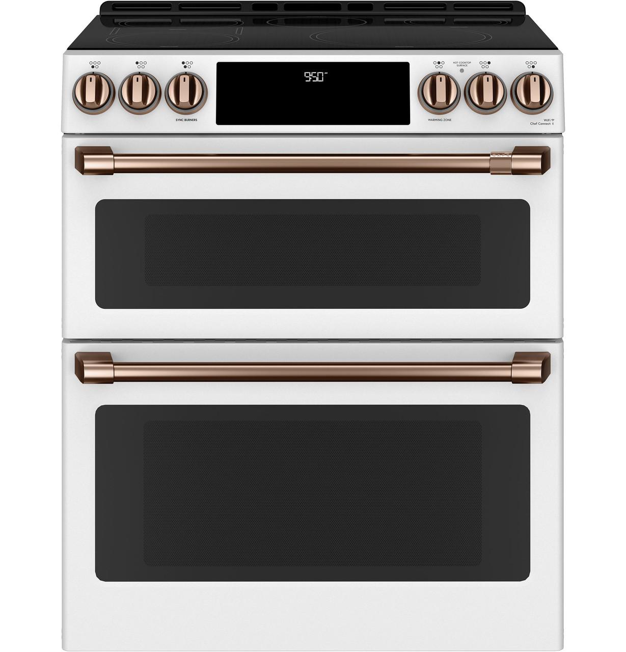 Cafe CXFCHHKPMCU CAF(EBACK)™ Front Control Induction Knobs and Handles - Brushed Copper