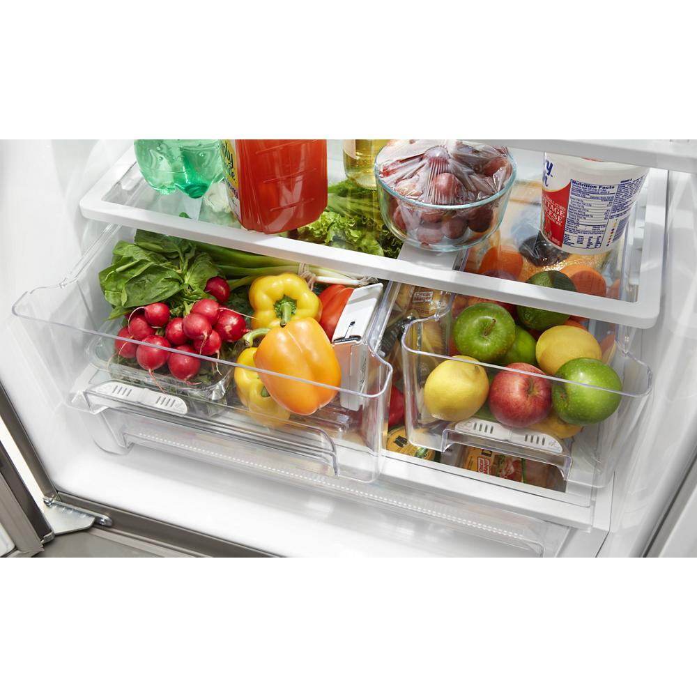 Whirlpool WRF560SEHB 30-inch Wide French Door Refrigerator - 20 cu. ft.