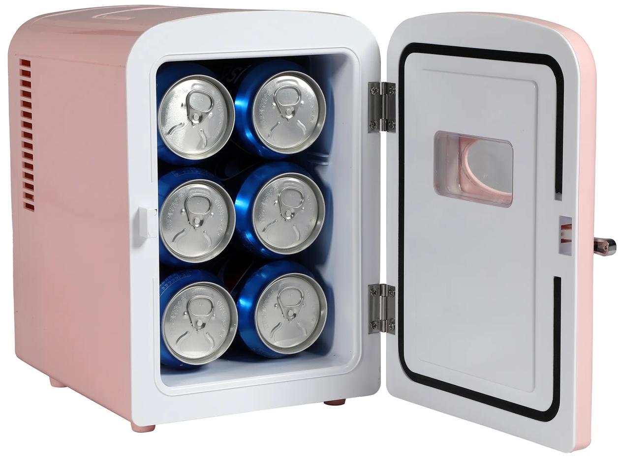 Frigidaire EFMIS229PINK 6-Can Retro Mini Fridge Cooler - Pink