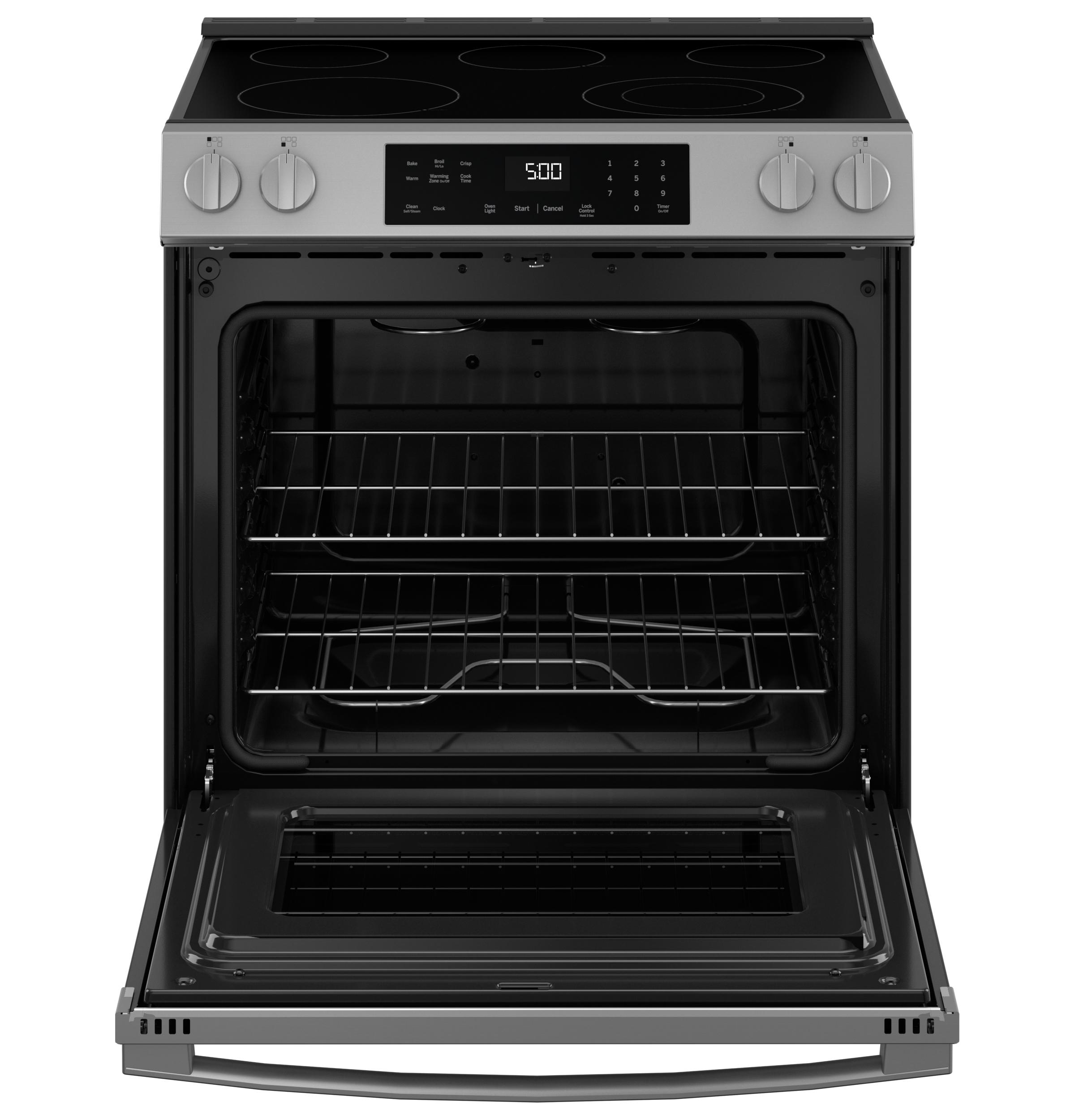 GRS500PVSS GE® 30" Slide-In Electric Range with Crisp Mode