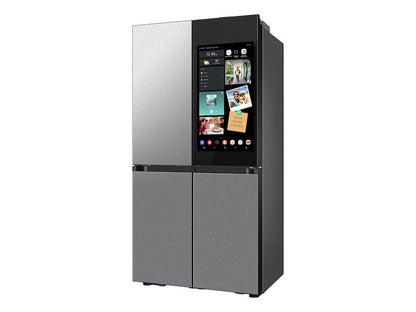Samsung RF23DB9900QD Bespoke Counter Depth 4-Door Flex™ Refrigerator (23 cu. ft.) with AI Family Hub+™ and AI Vision Inside™ in Stainless Steel