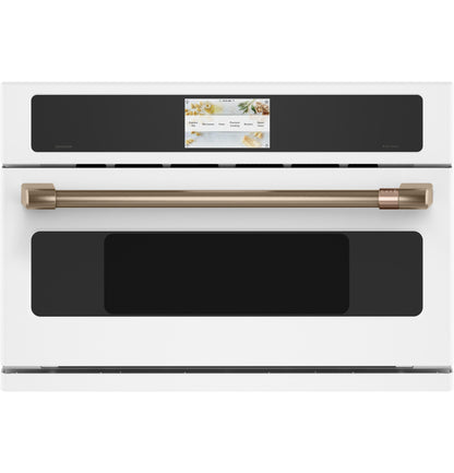 Cafe CSB923P4NW2 CAF(EBACK)™ 30" Smart Five in One Wall Oven with 240V Advantium® Technology